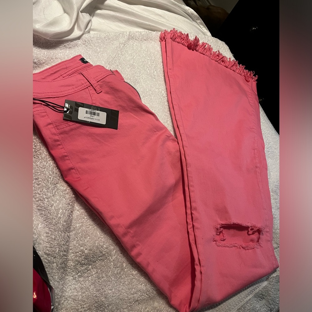 Pink Flare pants
